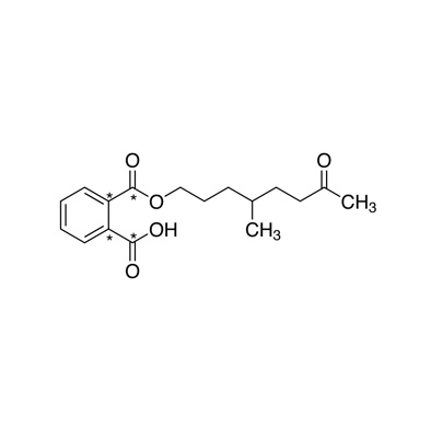 Mono-(4-methyl-7-oxooctyl) phthalate (ring-1,2-¹³C₂, dicarboxyl-¹³C₂,99%) 100 µg/mL in MTBE