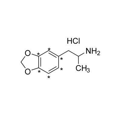 DL-MDA·HCl (ring-¹³C₆, 98%) 50 µg/mL in methanol, CP 95%