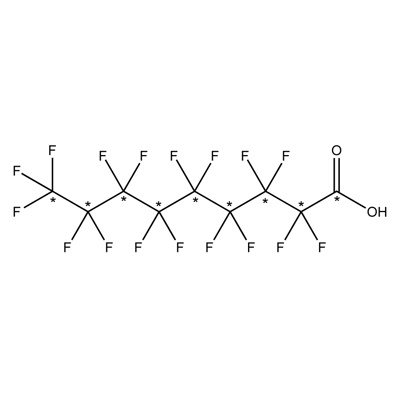 Perfluoro-n-nonanoic acid (PFNA) CP 97% (¹³C₉, 99%) 50 µg/mL in MeOH