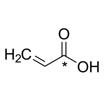 Acrylic acid (+ 0.1% 4-methoxyphenol) (1-¹³C, 99%) (<5% H₂O)