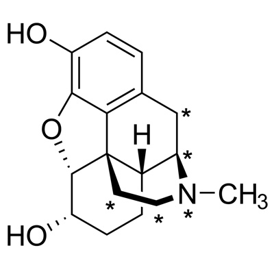 Morphine (9,10,15,16-¹³C₄,98%;¹⁵N,98%) 50 µg/mL in methanol, CP 95%