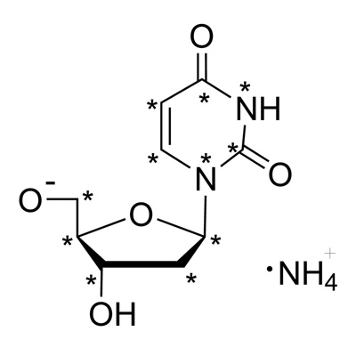 2′-Deoxyuridine,ammonium salt (¹³C₉, 98-99%; ¹⁵N₂, 98-99%) (in solution) CP 90%