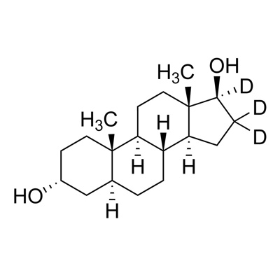5α-Androstane-3α,17β-diol (16,16,17-D₃, 98%) 100 µg/mL in methanol,  CP 95%