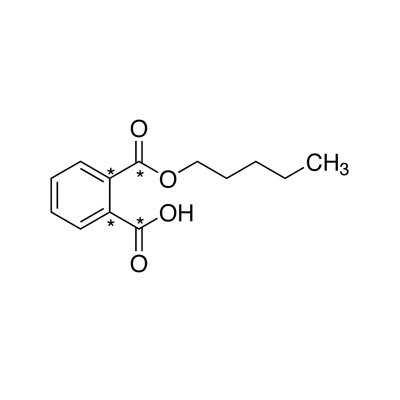 Mono-𝑛-pentyl phthalate (ring-1,2-¹³C₂, dicarboxyl-¹³C₂,99%) 100 µg/mL in MTBE