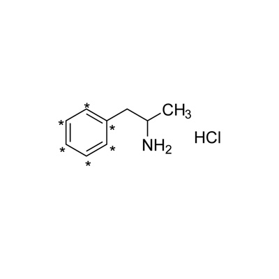 DL-Amphetamine·HCl (ring-¹³C₆, 98%) 50 µg/mL in methanol, CP 95%