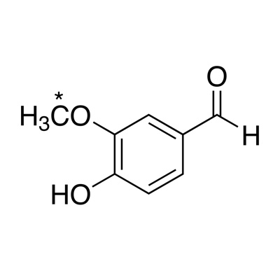 Vanillin (methoxy-¹³C, 99%)