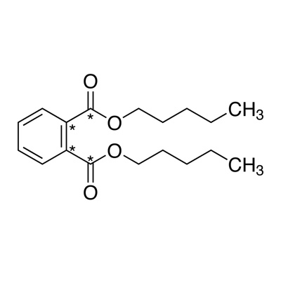 Di-𝑛-pentyl phthalate (ring-1,2-¹³C₂, dicarboxyl-¹³C₂, 99%) 100 µg/mL in nonane