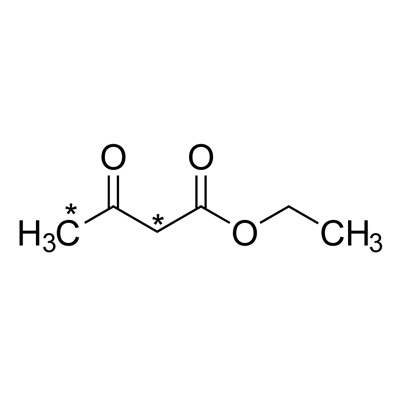 Ethyl acetoacetate (2,4-¹³C₂, 99%)