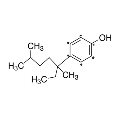 4-(1,4-Dimethyl-1-ethylpentyl) phenol (ring-¹³C₆, 99%) 100 µg/mL in methanol