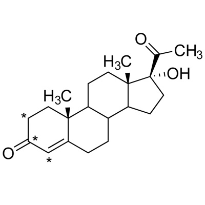 17α-Hydroxyprogesterone (2,3,4-¹³C₃,98%) 100 µg/mL in methanol