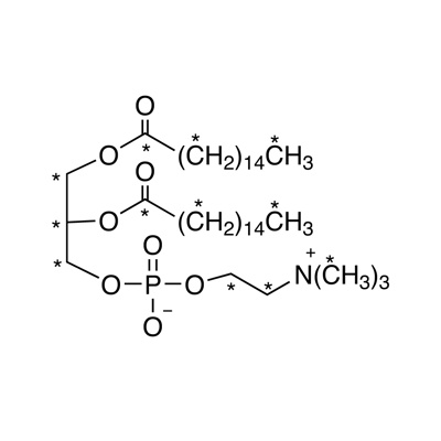 DL-A-Phosphatidylcholine, dipalmitoyl (U-¹³C₄₀, 98%) CP 95%