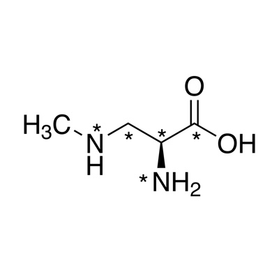 β-𝑁-Methylamino-L-alanine (¹³C₃, 99%; ¹⁵N₂, 98%) Patent No.: US 11,370,812 B2