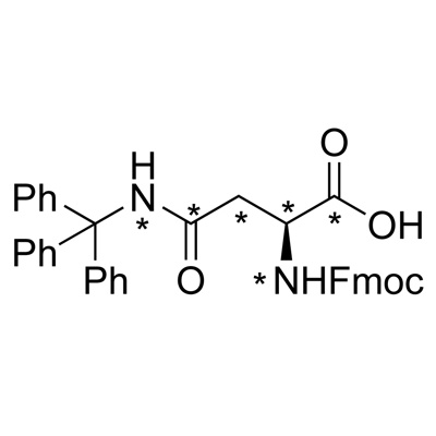 L-Asparagine-𝑁-Fmoc, 𝑁-β-trityl (¹³C₄, 99%; ¹⁵N₂, 99%)