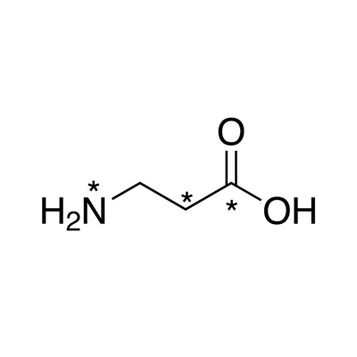 β-Alanine (1,2-¹³C₂, 99%; ¹⁵N, 98%)