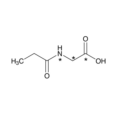 Glycine, 𝑁-propionyl (glycine-¹³C₂, 99%; ¹⁵N, 99%)
