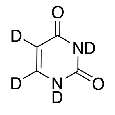 Uracil (D₄, 98%) 1000 µg/mL in 1:1 methanol:water