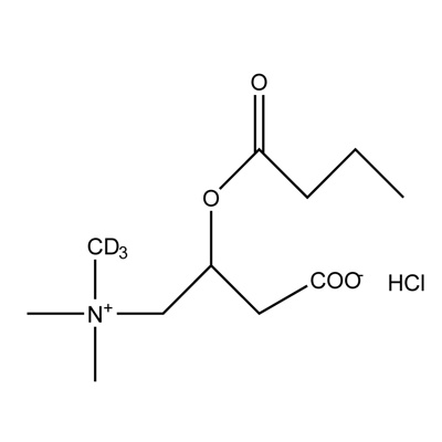 L-Carnitine·HCl, 𝑂-butyryl (𝑁-methyl-D₃, 98%)