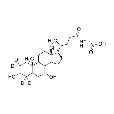 Glycochenodeoxycholic acid (2,2,4,4-D₄, 98%) 100 µg/mL in methanol, CP 97%