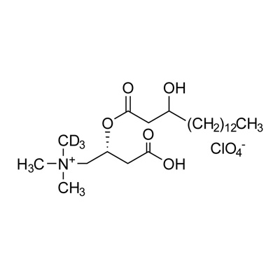 L-Carnitine(mono)·ClO₄, 𝑂-3-DL-hydroxypalmitoyl (𝑁-methyl-D₃, 98%)