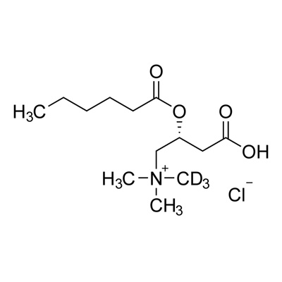 L-Carnitine·HCl, 𝑂-hexanoyl (𝑁-methyl-D₃, 98%)