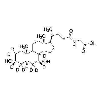 Glycochenodeoxycholic acid (2,2,3,4,4,6,6,7,8-D₉, 98%) 100 µg/mL in methanol, CP 97%