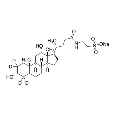 Taurodeoxycholic acid, sodium salt (2,2,4,4-D₄, 98%) 100 µg/mL in methanol