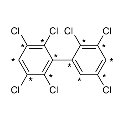 2,2′,3,3′,5,5′,6-HeptaCB (PCB-178) (¹³C₁₂, 99%) 40±2 µg/mL in nonane