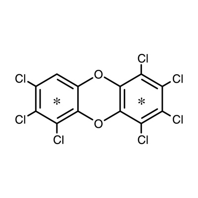 1,2,3,4,6,7,8-Heptachlorodibenzo-𝑝-dioxin (¹³C₁₂, 99%) 50 µg/mL in nonane