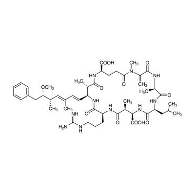 Microcystin-LR (unlabeled) 10 µg/mL in 1:1 methanol:water
