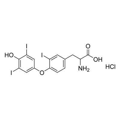 Reverse 3,3′,5-triiodo-L-thyronine·HCl (rev T3) (unlabeled) 100 µg/mL in 0.1N ammonia in methanol, CP 95%