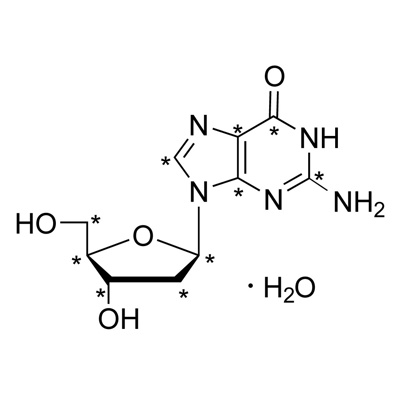 2′-Deoxyguanosine·H₂O (¹³C₁₀, 99%) CP 95%