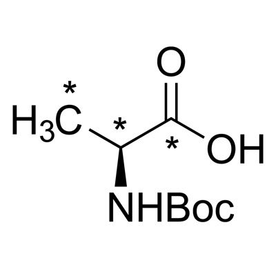L-Alanine-𝑁-𝑡-Boc (¹³C₃, 97-99%)