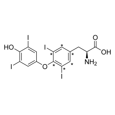 L-Thyroxine (tyrosine-ring-¹³C₆, 99%) CP 90%