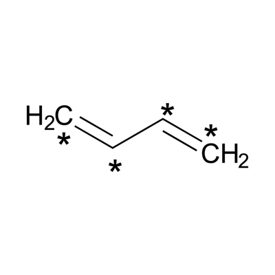 1,3-Butadiene (¹³C₄, 99%) + hydroquinone