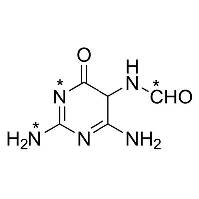Fapyguanine (formyl-¹³C, 99%; 4-amino-5-amido-¹⁵N₂, 98%)