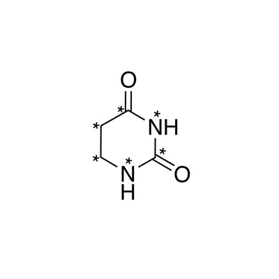 5,6-Dihydrouracil (¹³C₄, 99%; ¹⁵N₂, 98%)