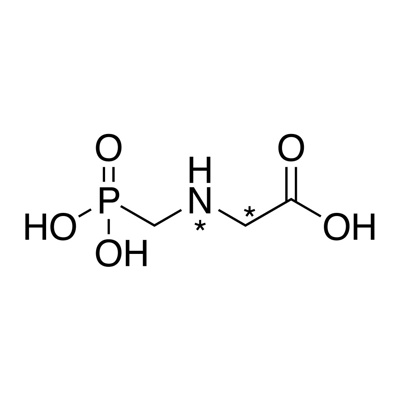 Glyphosate (2-¹³C, 99%; ¹⁵N, 98+%) 1000 µg/mL in water CP 96%