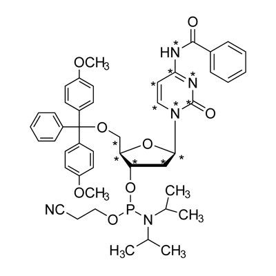 2′-Deoxycytidine phosphoramidite (¹³C₉, 98%; ¹⁵N₃, 98%) CP 95%