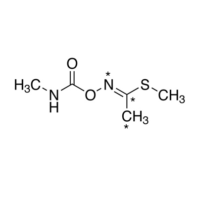 Methomyl (acetohydroxamate-¹³C₂, 99%; ¹⁵N, 98%) 100 µg/mL in methanol CP 97%