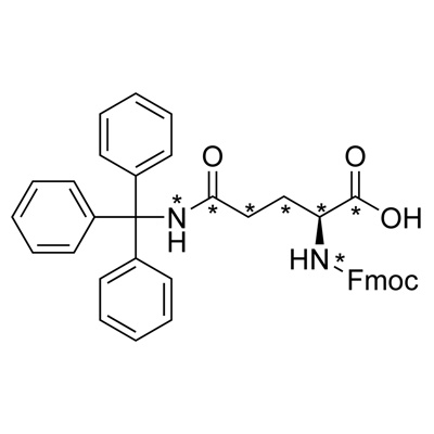 L-Glutamine-𝑁-Fmoc, 𝑁-γ-trityl (¹³C₅, 99%; ¹⁵N₂, 99%)