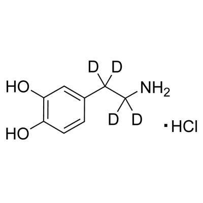 Dopamine·HCl (D₄, 98%) 100 µg/mL in methanol with 5% 1 M HCl (As free base)