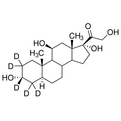 5α-Pregnan-3α,11β,17,21-tetrol-20-one (2,2,3,4,4-D₅, 98%)