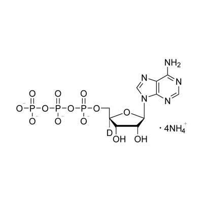 Adenosine 5′-triphosphate, ammonium salt (4′-D, 97%) (in solution) CP 95%