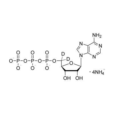 Adenosine 5′-triphosphate, ammonium salt (5′,5′′-D₂, 97%) (in solution) CP 95%