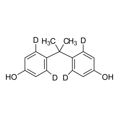 Bisphenol A (ring-3,3′,5,5′-D₄, 97%) 100 µg/mL in methanol-OD