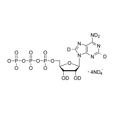 Adenosine 5′-triphosphate, ammonium salt (2,8-D₂, 97%) CP 90% (in solution)