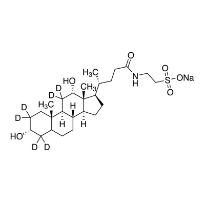 Taurodeoxycholic acid, sodium salt (2,2,4,4,11,11-D₆, 98%) 100 µg/mL in methanol