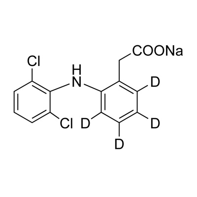 Diclofenac sodium (D₄, 98%) 100 µg/mL in methanol