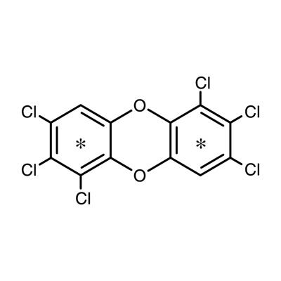 1,2,3,6,7,8-Hexachlorodibenzo-𝑝-dioxin (¹³C₁₂, 99%) 50 µg/mL in nonane:toluene (80:20)