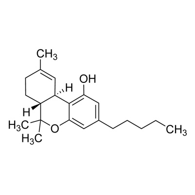 (±)-δ-9-THC (unlabeled) 100 µg/mL in heptane (for qualitative use only)